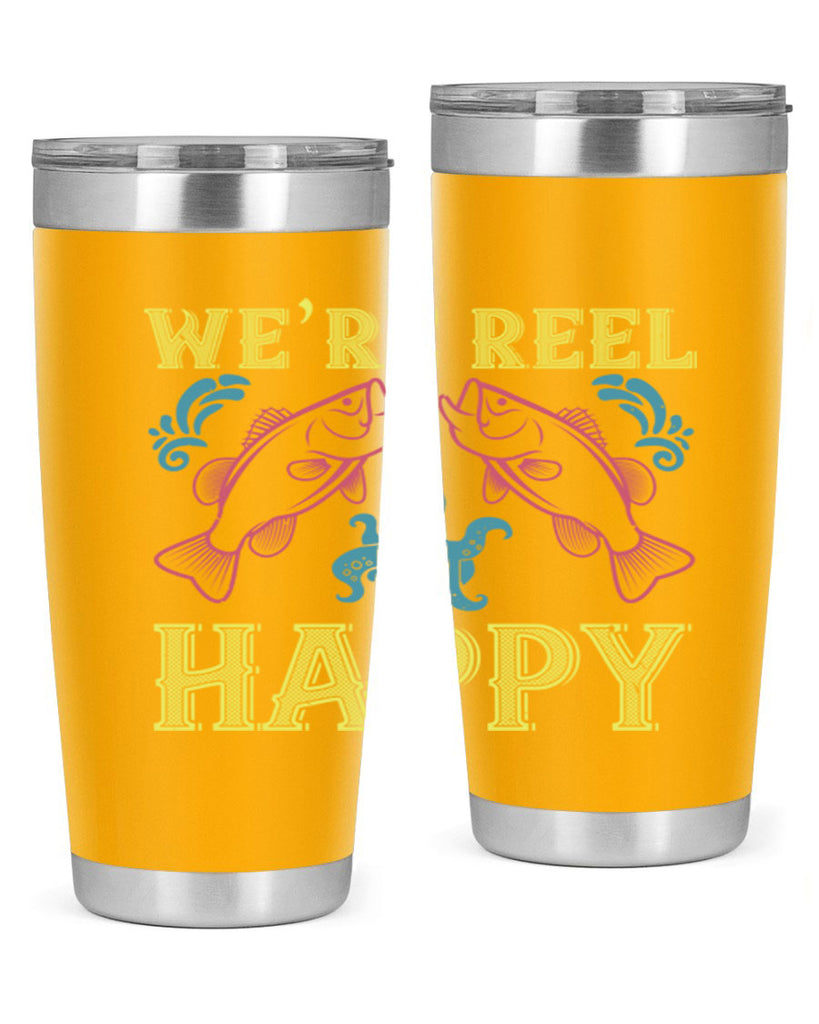 we’re reel happy 233#- fishing- Tumbler