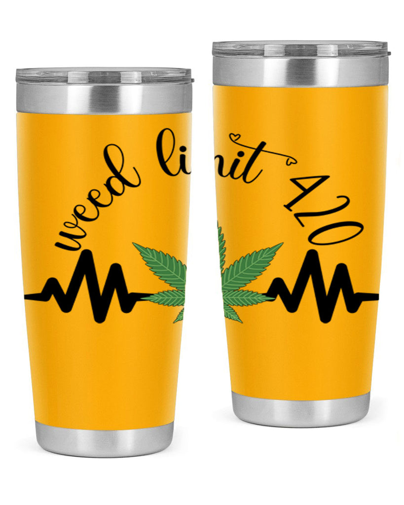 weed limit 420 cannabis heartbeat 292#- marijuana- Tumbler