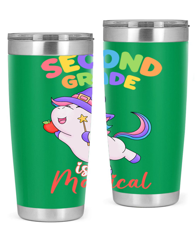 2nd Grade is Magical Unicorn 5#- second grade- Tumbler