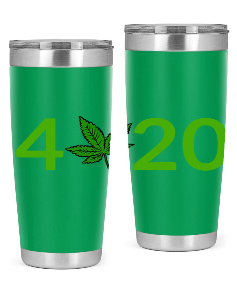 4 cannabis 20#- marijuana- Tumbler