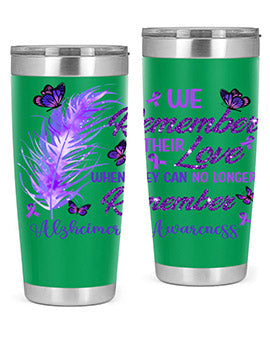 AlzheimerS Awareness Remember Love 19#- alzheimers- Tumbler