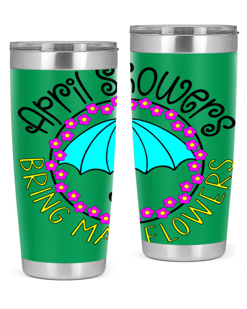 April showers21#- spring- Tumbler
