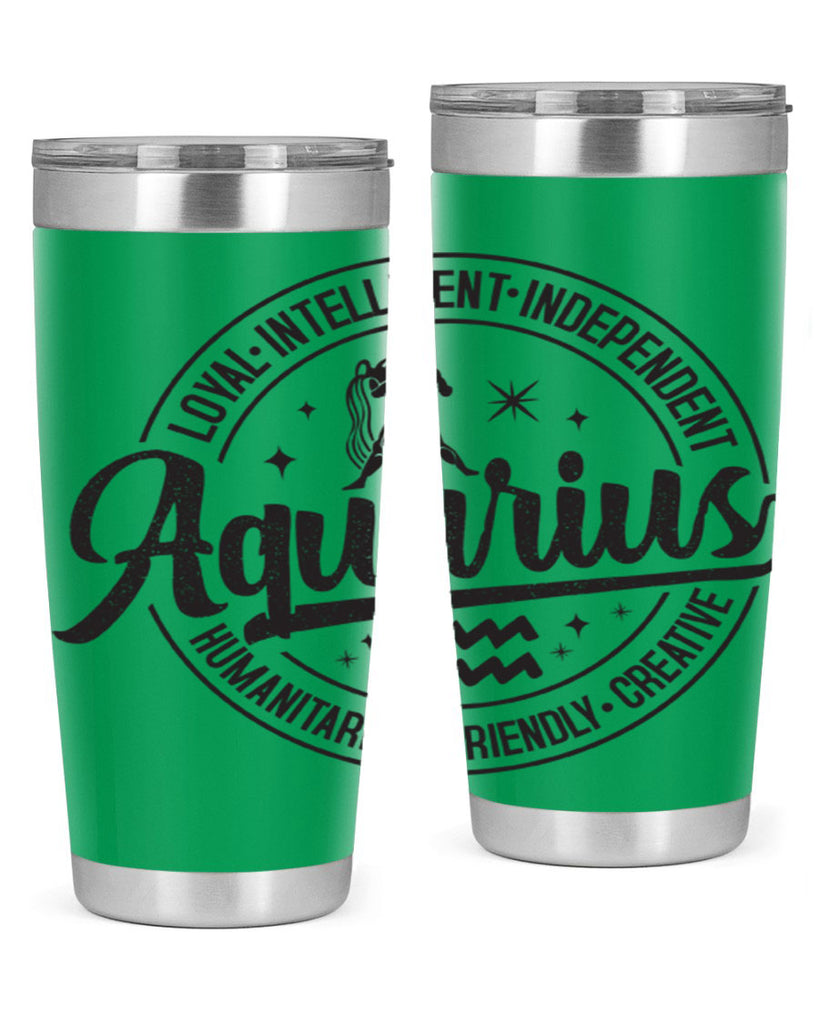 Aquarius 71#- zodiac- Tumbler