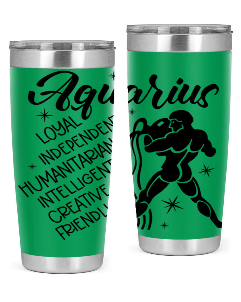 Aquarius 72#- zodiac- Tumbler