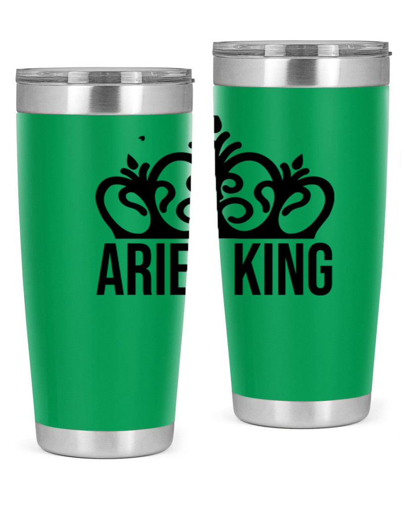 Aries king 107#- zodiac- Tumbler