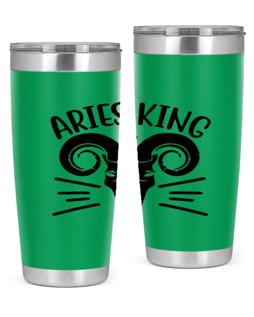 Aries king 109#- zodiac- Tumbler