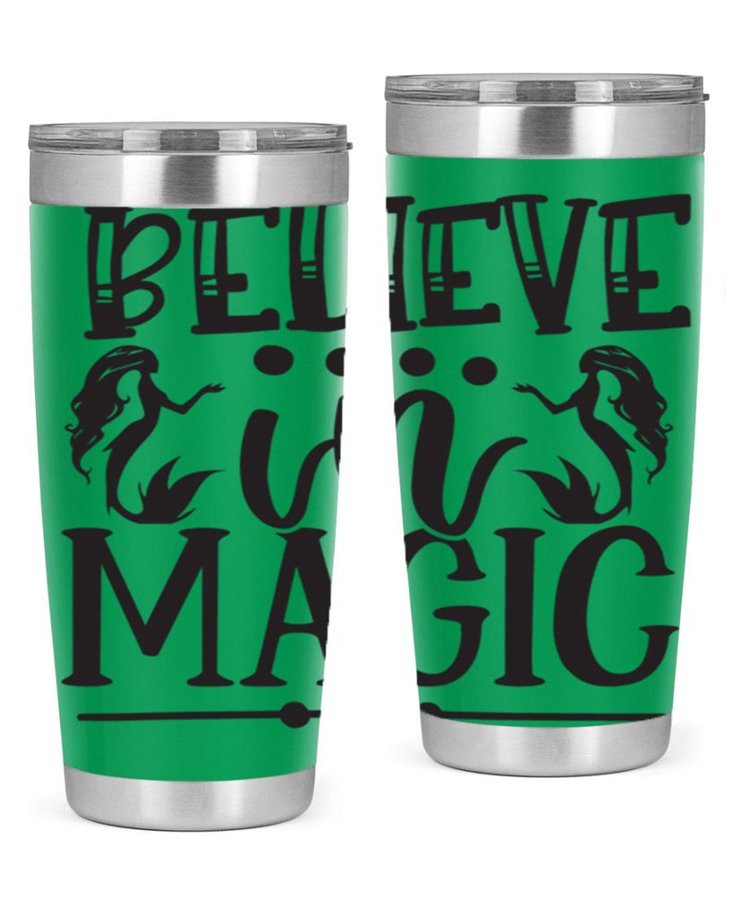 Believe in magic 65#- mermaid- Tumbler