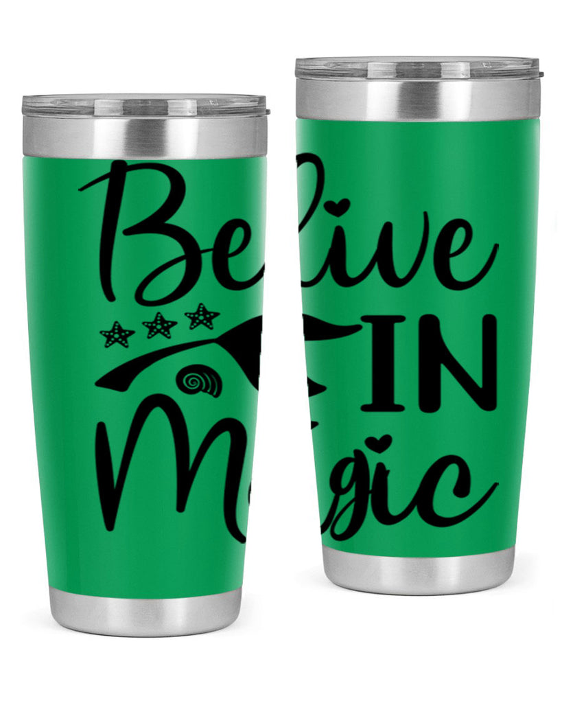 Belive in magic design 66#- mermaid- Tumbler