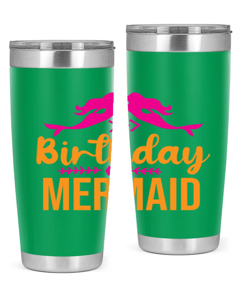 Birthday Mermaid 69#- mermaid- Tumbler