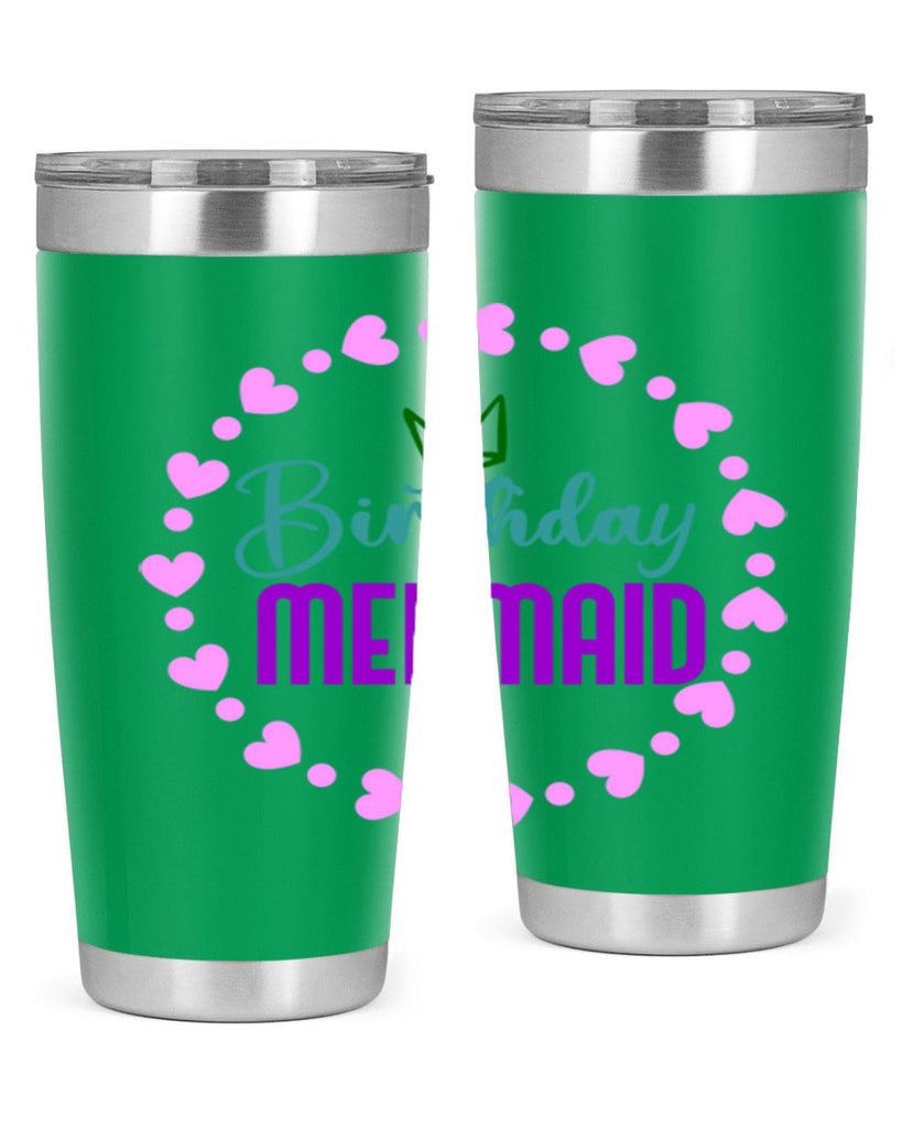 Birthday Mermaid 70#- mermaid- Tumbler