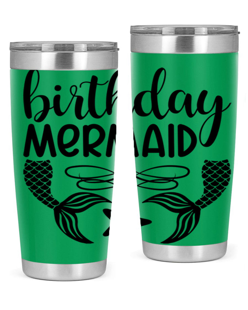 Birthday mermaid 76#- mermaid- Tumbler