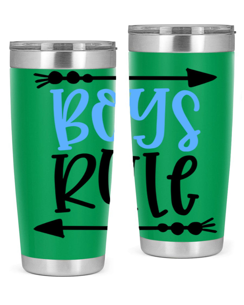 Boys Rule Style 108#- baby- tumbler