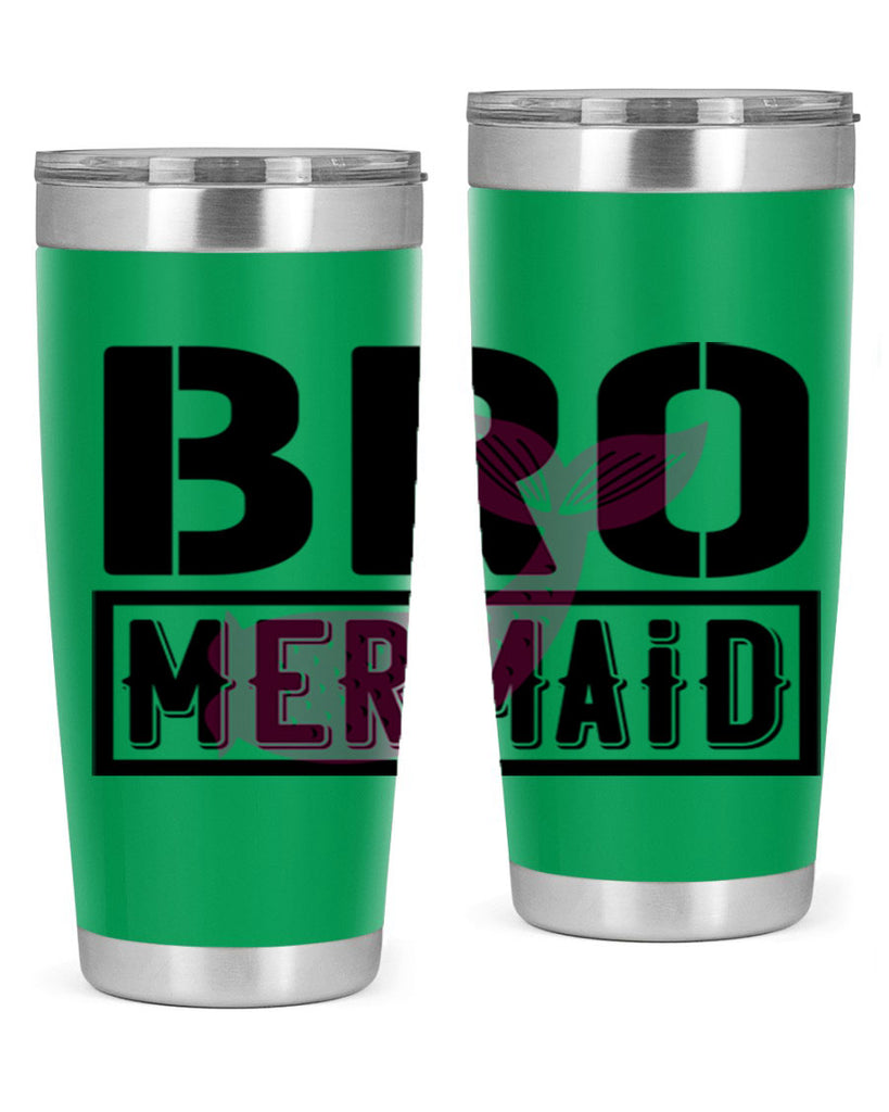 Bro mermaid 85#- mermaid- Tumbler