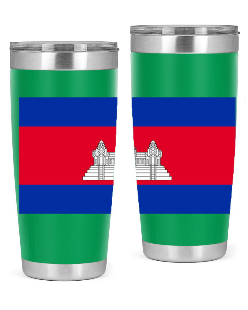 Cambodia 168#- world flags- Tumbler