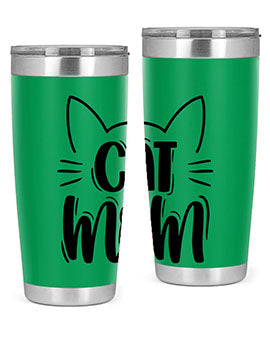 Cat Mom Style 85#- cat- Tumbler