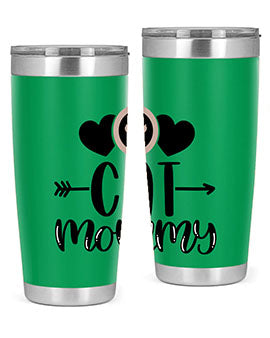 Cat Mommy Style 87#- cat- Tumbler