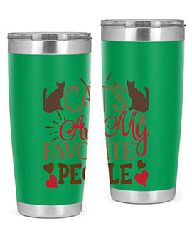 Cats Are My Favorite People Style 8#- cat- Tumbler