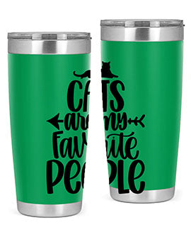 Cats Are My Favorite People Style 90#- cat- Tumbler