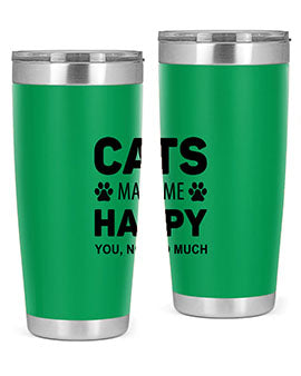 Cats Make Me Style 40#- cat- Tumbler