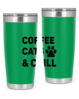 Coffee Cat Style 41#- cat- Tumbler