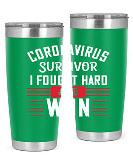 Corona Virus Survivor i fought and own Style 4#- corona virus- Cotton Tank