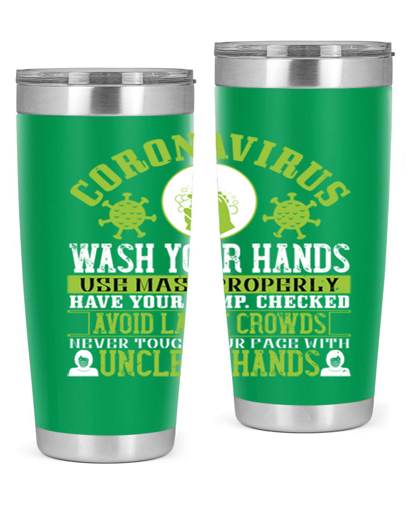 Coronavirus Wash Your Hands Use Style 1#- corona virus- Cotton Tank