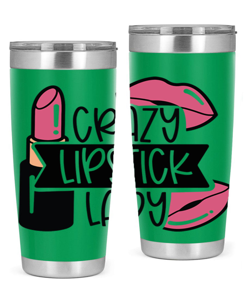 Crazy Lipstick Lady Style 108#- make up- Tumbler