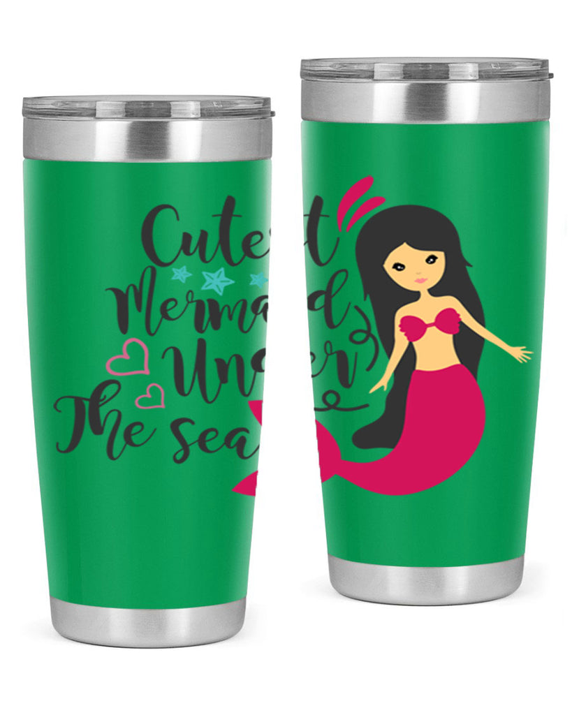 Cutest Mermaid under the sea 95#- mermaid- Tumbler