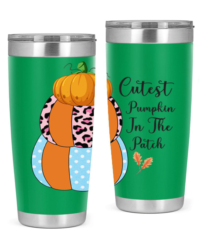 Cutest Pumpkin in the Patch 64#- fall- Tumbler