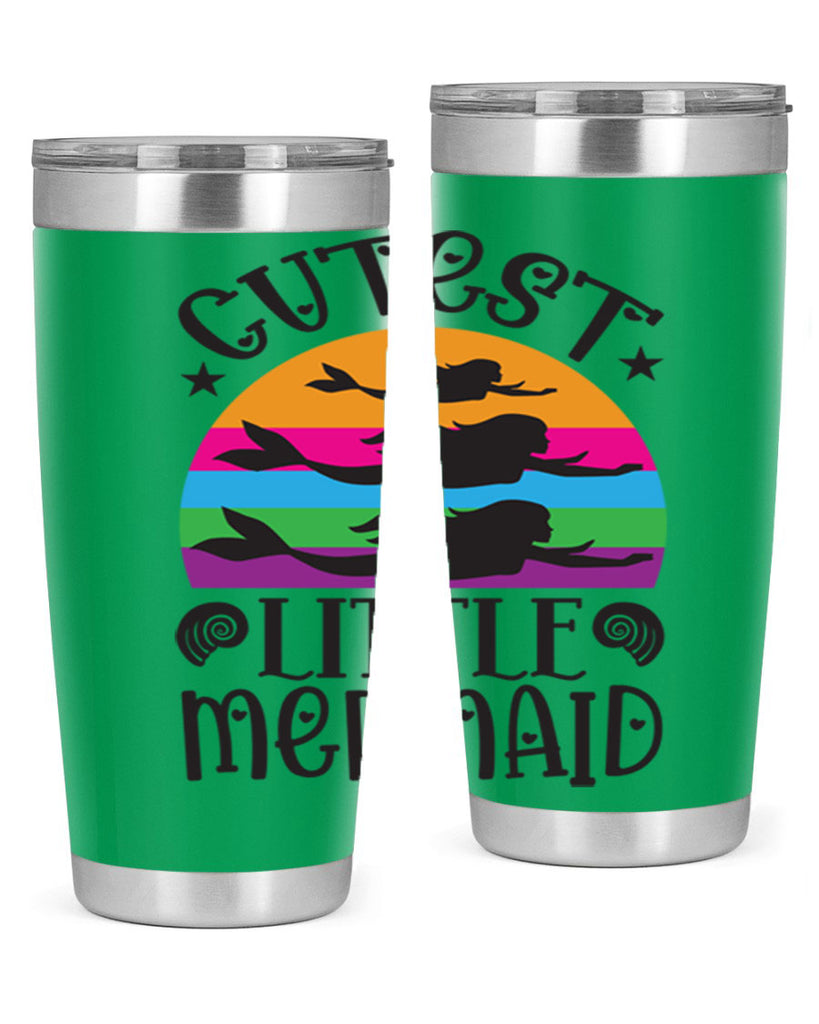 Cutest little mermaid 96#- mermaid- Tumbler
