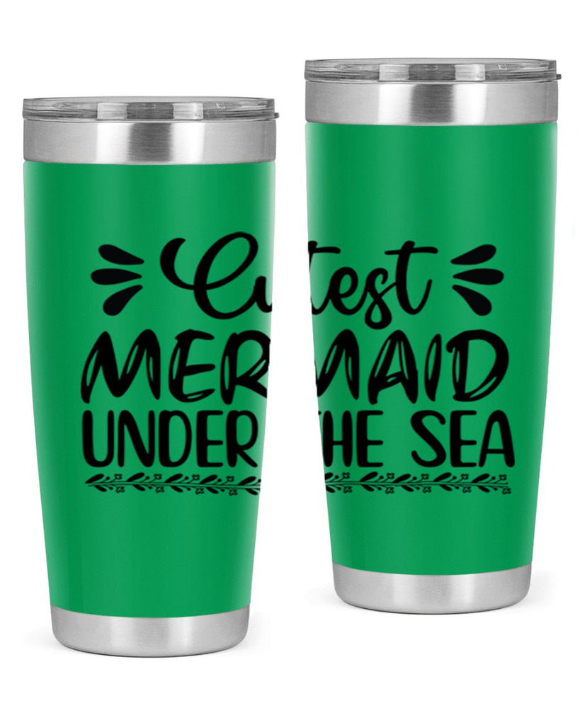 Cutest mermaid under the sea 105#- mermaid- Tumbler