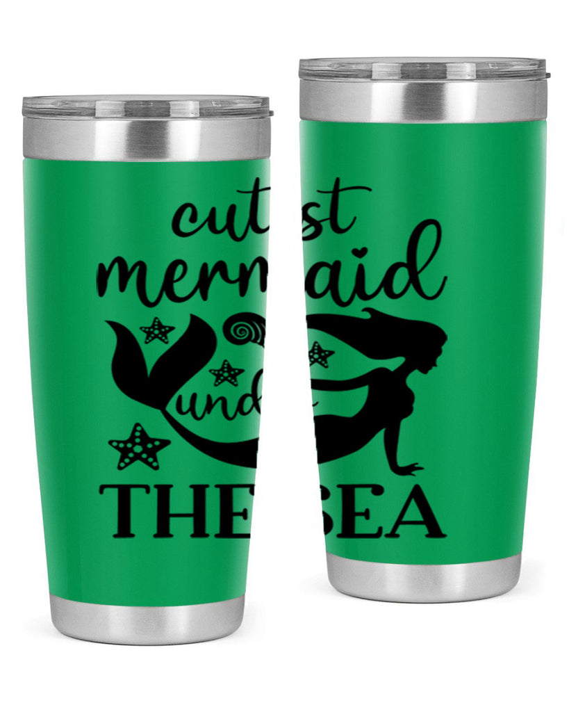 Cutest mermaid under the sea 110#- mermaid- Tumbler