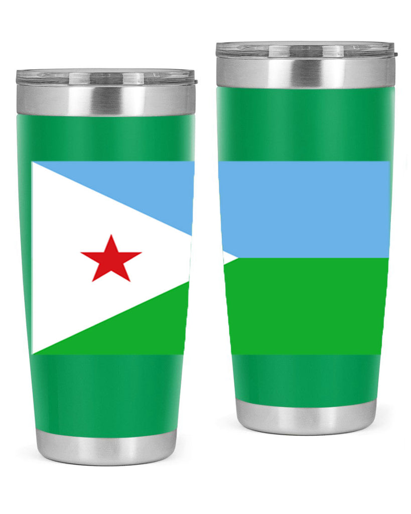 Djibouti 150#- world flags- Tumbler