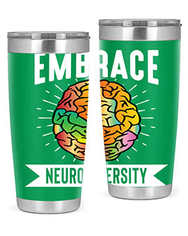 EmbraceNeurodiversityAwarenessTshirt 133#- alzheimers- Tumbler