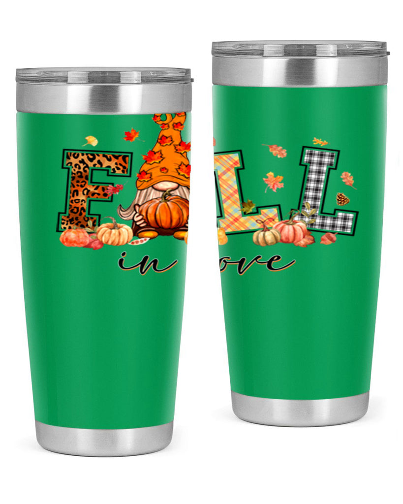 FALLinloveFallGnome 151#- fall- Tumbler