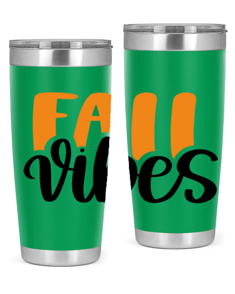 Fall Vibes 487#- fall- Tumbler