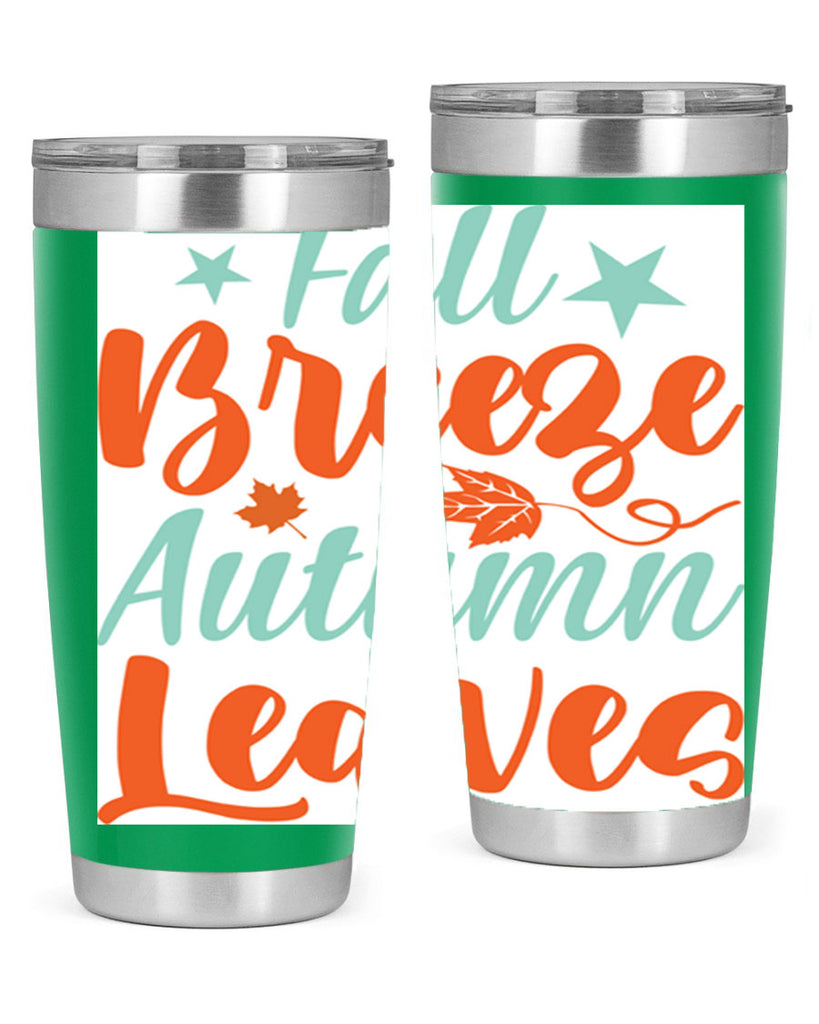 FallBreezeAutumnLeaves 147#- fall- Tumbler