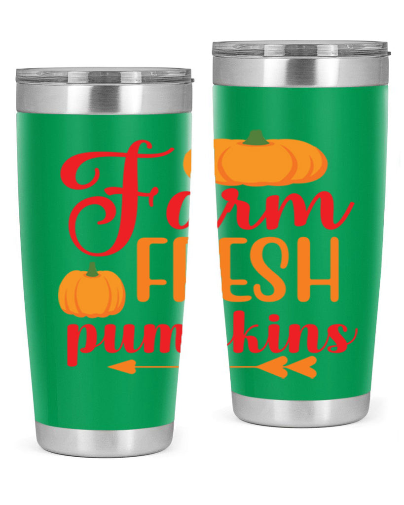 FarmFreshPumpkins 177#- fall- Tumbler
