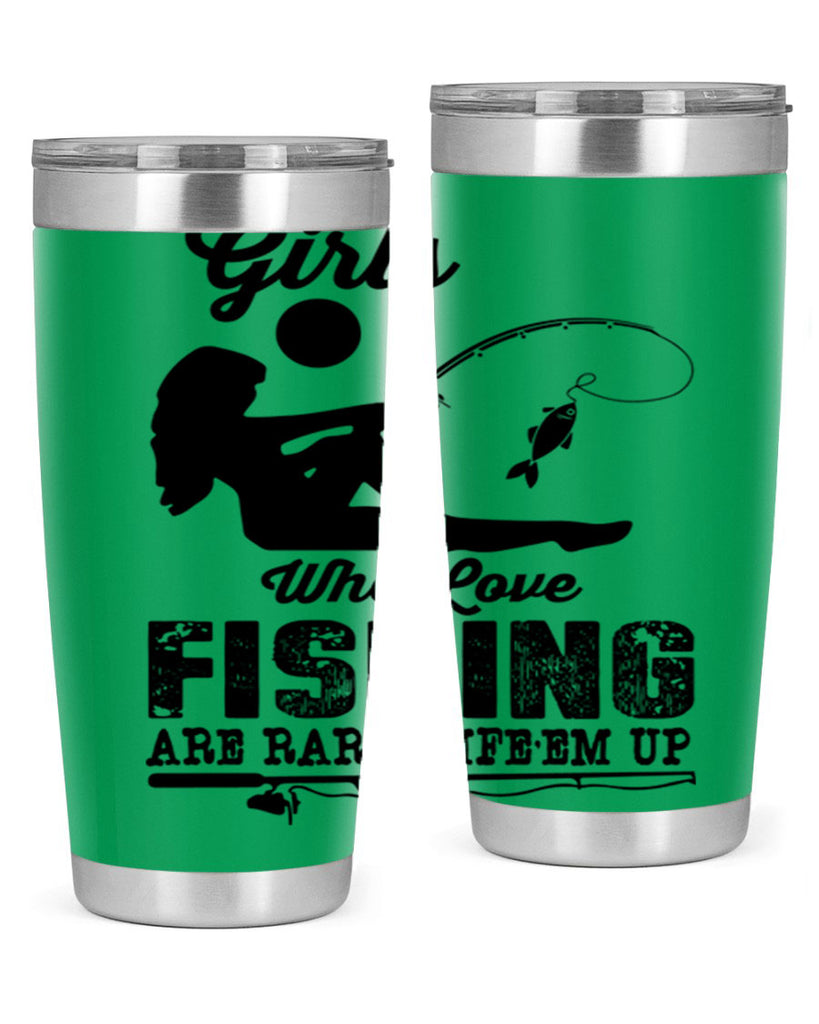 Fishing design 166#- mermaid- Tumbler