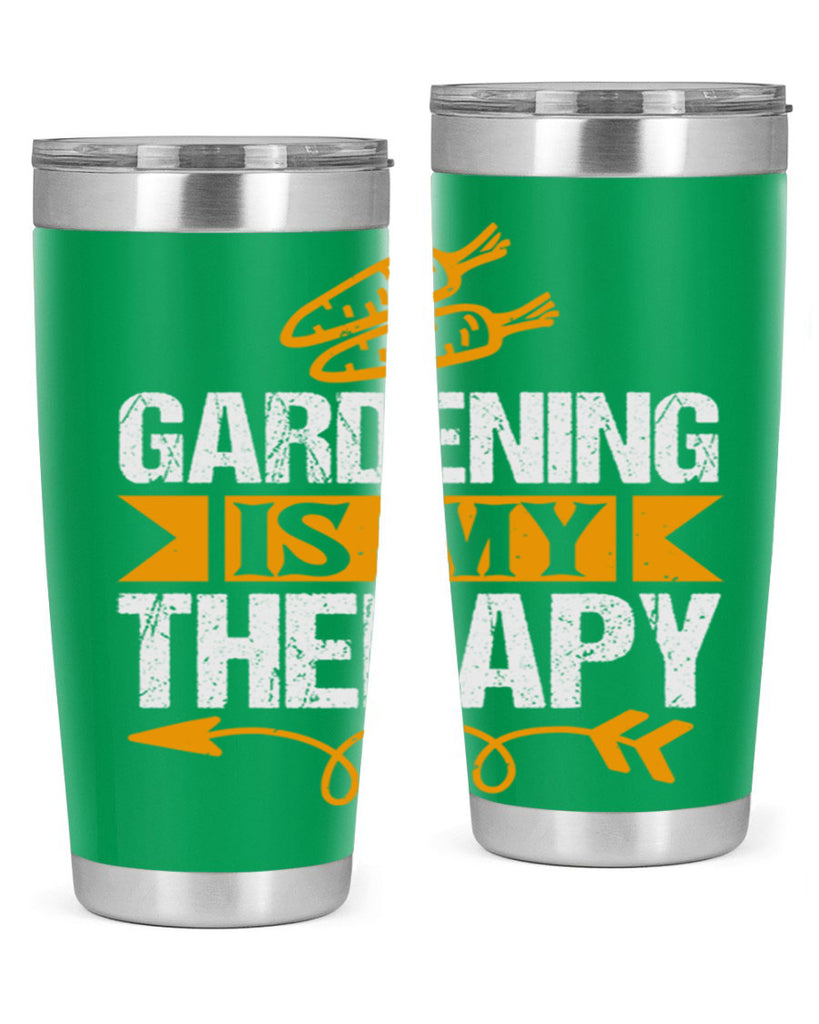 Gardending is my Therapy 64#- farming and gardening- Tumbler