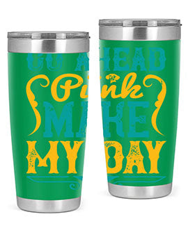 Go Ahead Punk Make My Day Style 45#- dog- Tumbler