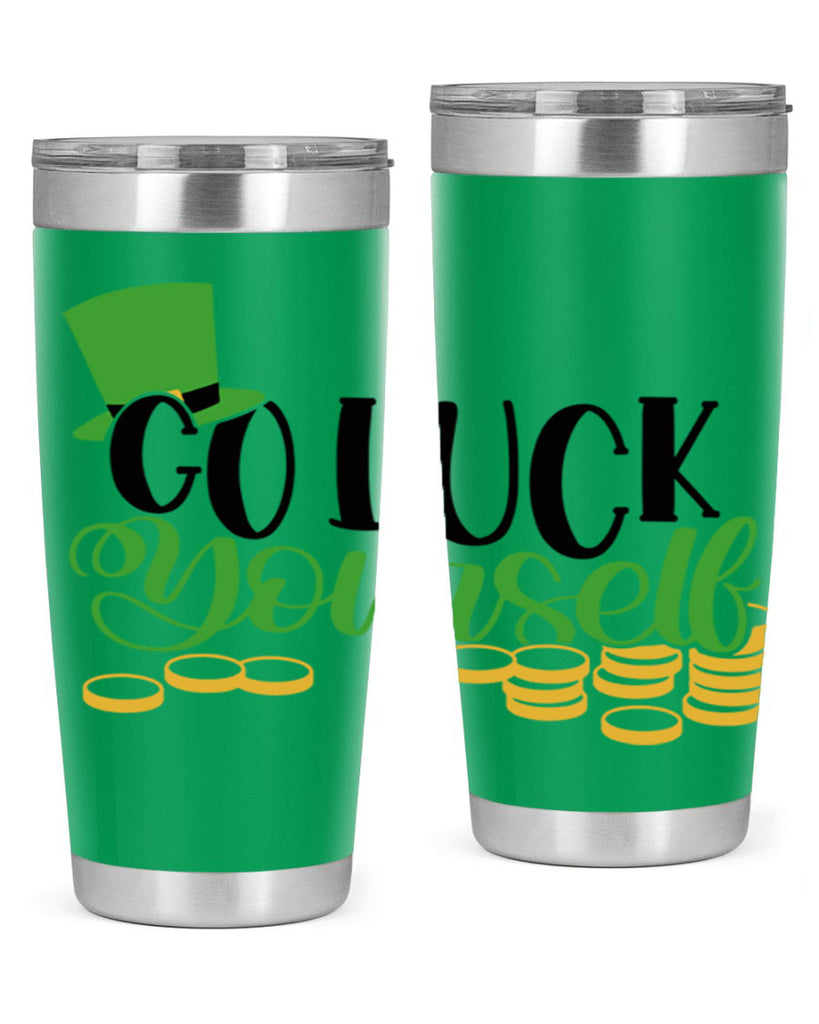 Go Lucky Yourself Style 98#- St Patricks Day- Tumbler