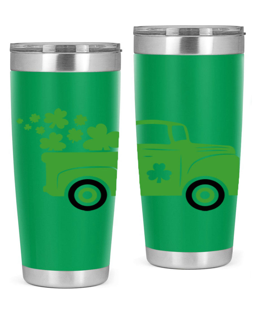 Green Truck Style 97#- St Patricks Day- Tumbler