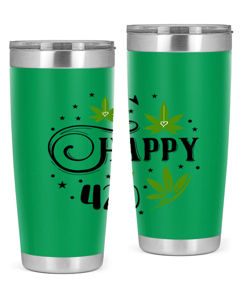 Happy 420 101#- marijuana- Tumbler