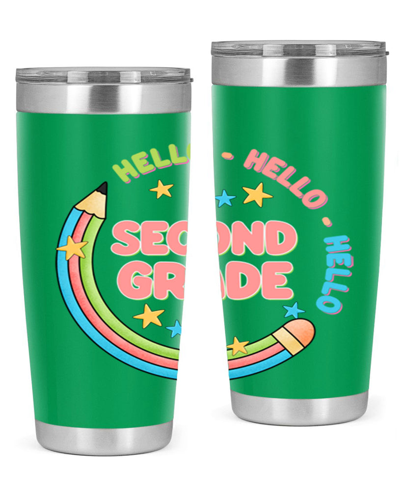 Hello 2nd Grade Pencil 10#- second grade- Tumbler