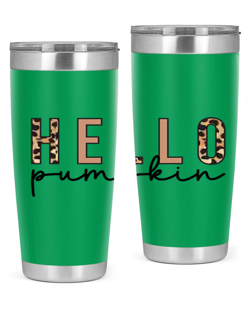 Hello Pumpkin Fall 291#- fall- Tumbler