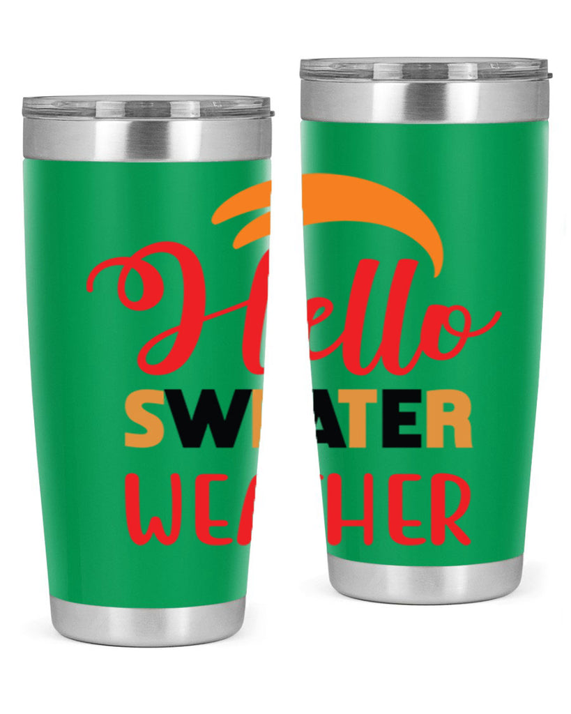 HelloSweaterWeather 301#- fall- Tumbler