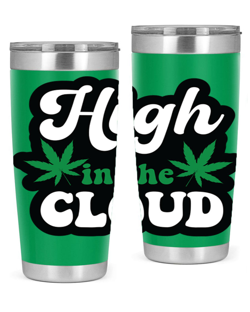 High in the cloud 113#- marijuana- Tumbler