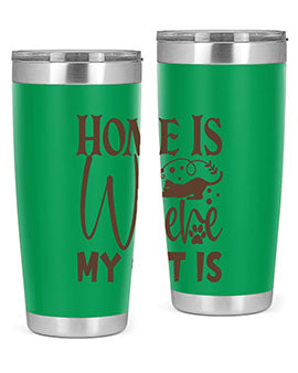 Home Is Where My Cat Is Style 14#- cat- Tumbler