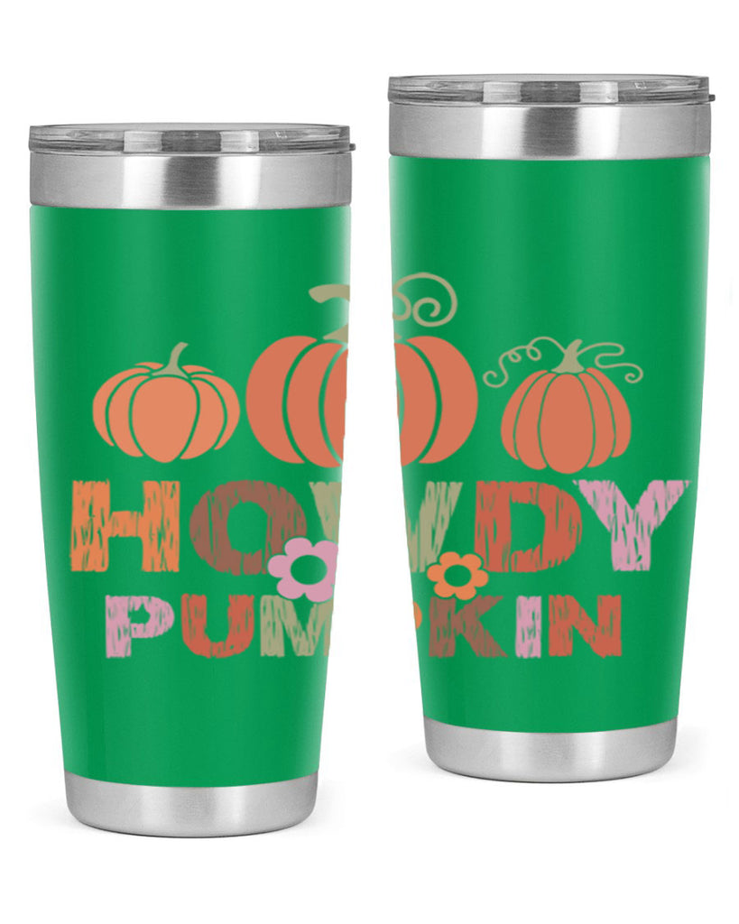 Howdy Pumpkin 321#- fall- Tumbler
